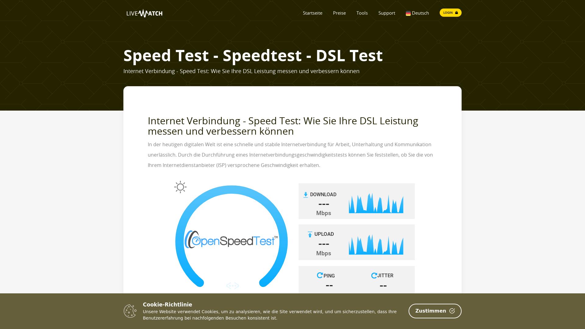 Internet Verbindung - Speed Test: Wie Sie Ihre DSL Leistung messen und ...
